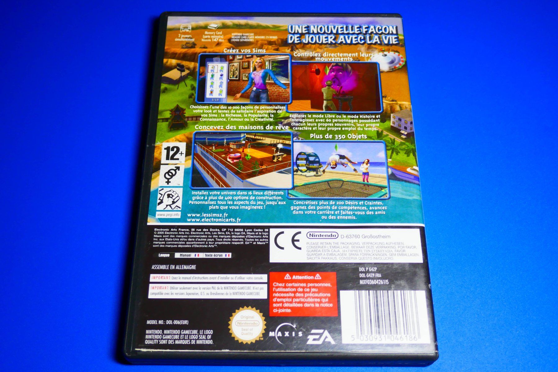 Nintendo Giochi: Les Sims 2 - Nintendo GameCube – Usato da Vuarrens venduto da Espace-Retro 3