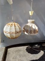Lampenschirme aus Textil vintage/antik