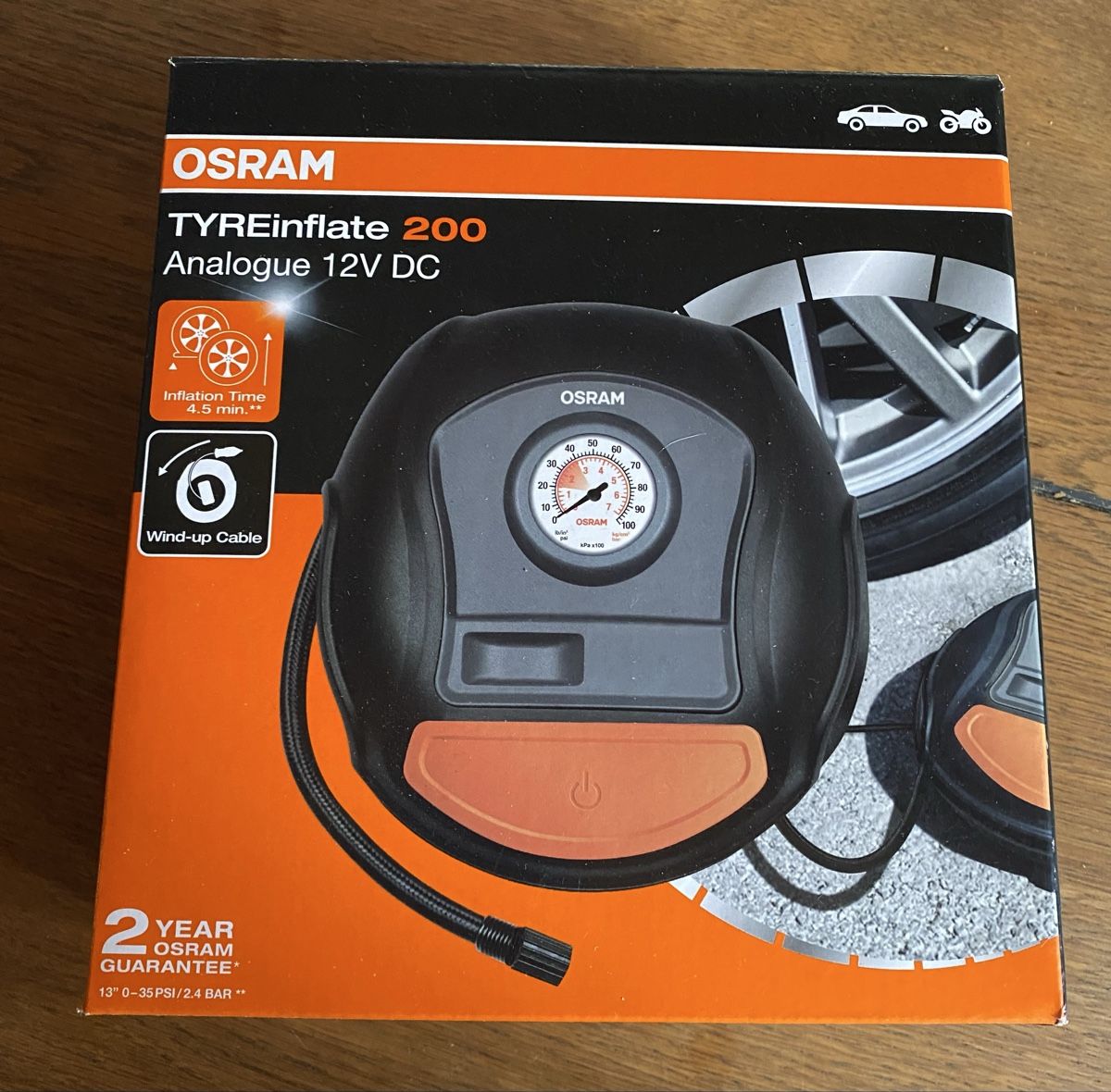 Osram Compresseurs: OSRAM TYREinflate 200 Luftkompressor 12V DC NEU – Neuf avec emballage d'origine à Oftringen par Nessaja86