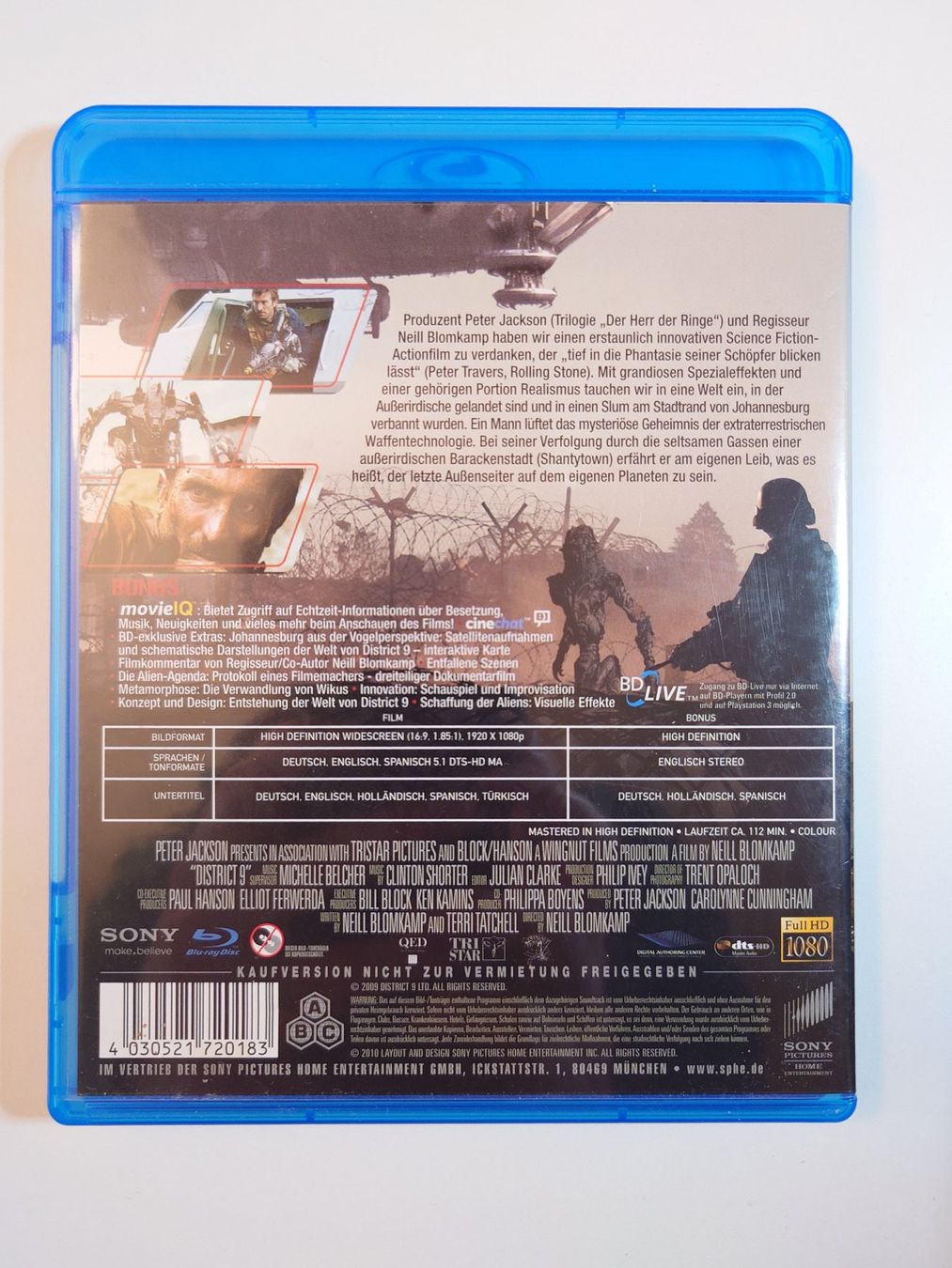 Tutti i DVDs: District 9 Blu-Ray – Usato da Kaiseraugst venduto da flo_ydd2 1
