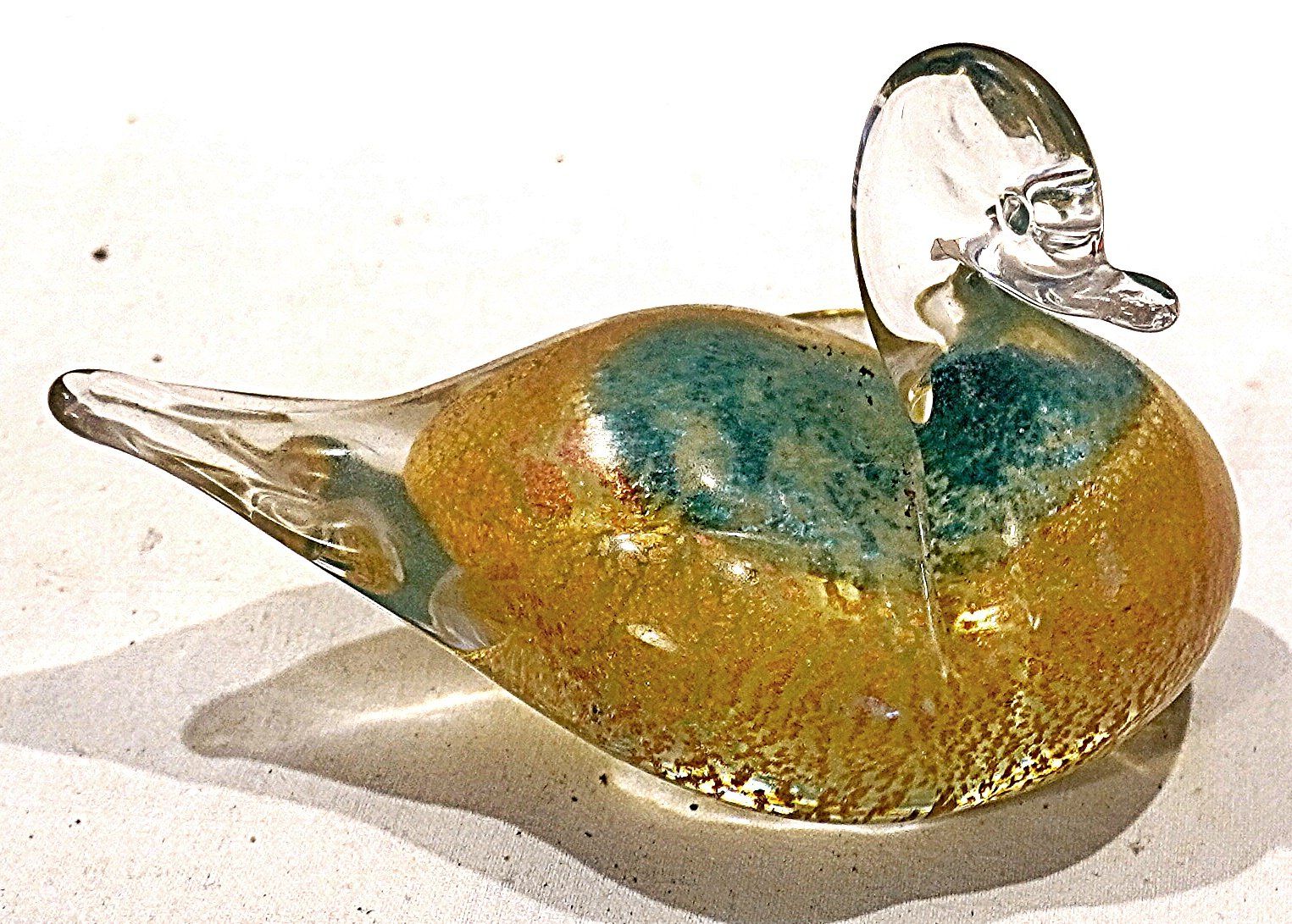 Figuren: Ente Gränna Glasbruk Sweden – Gebraucht aus Baar von 2cvbaar 1