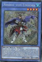 Yugioh NEKROZ VOM EINHORN , thsf-de016 Secret Rare