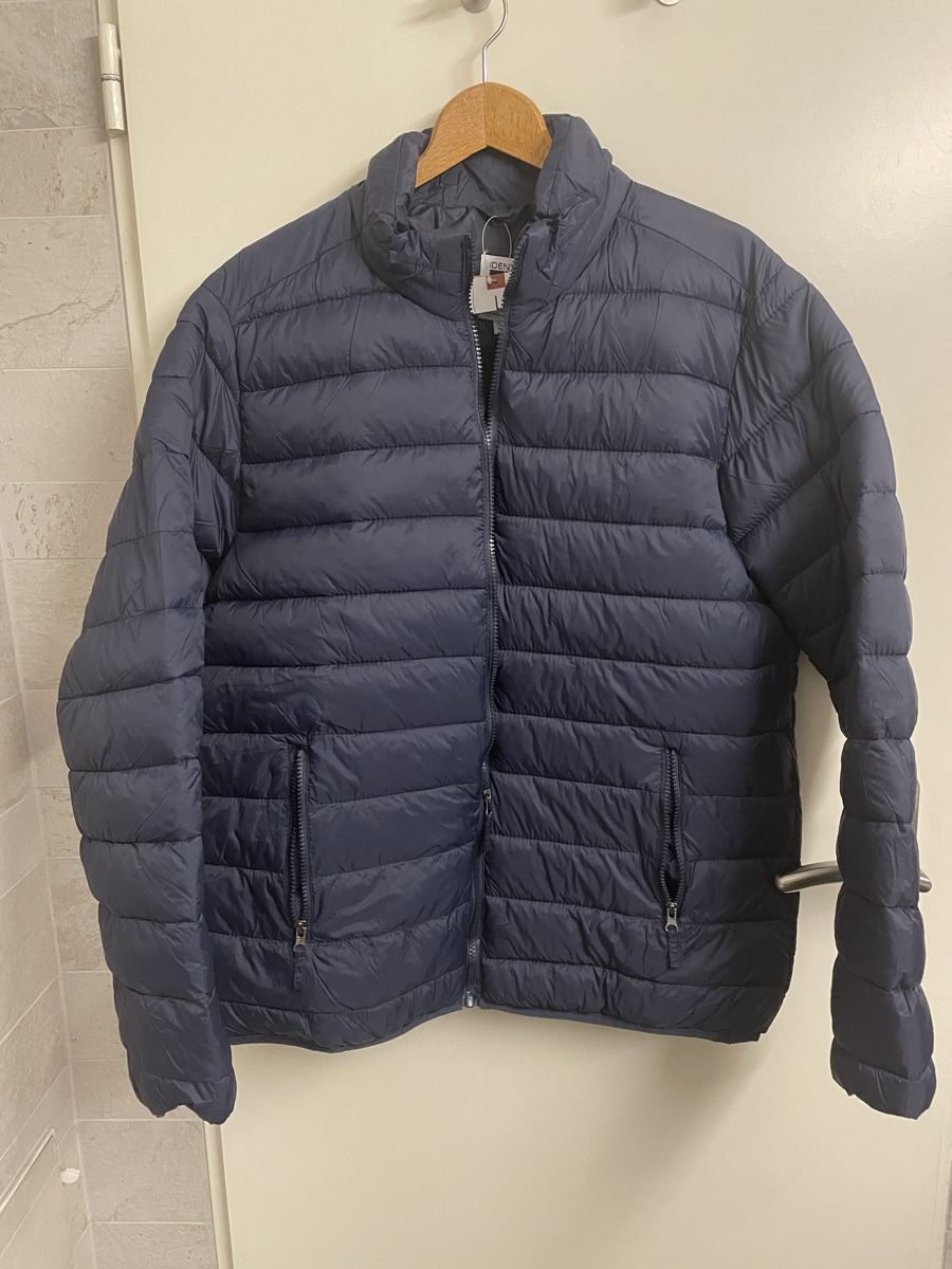 Jacken: Identic Outdoor Down Jacket - Size L - Blue Winter – Neu und originalverpackt aus Buttikon SZ von trzurigo