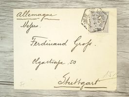 TR65 Enveloppe + Timbre Portugal 1907