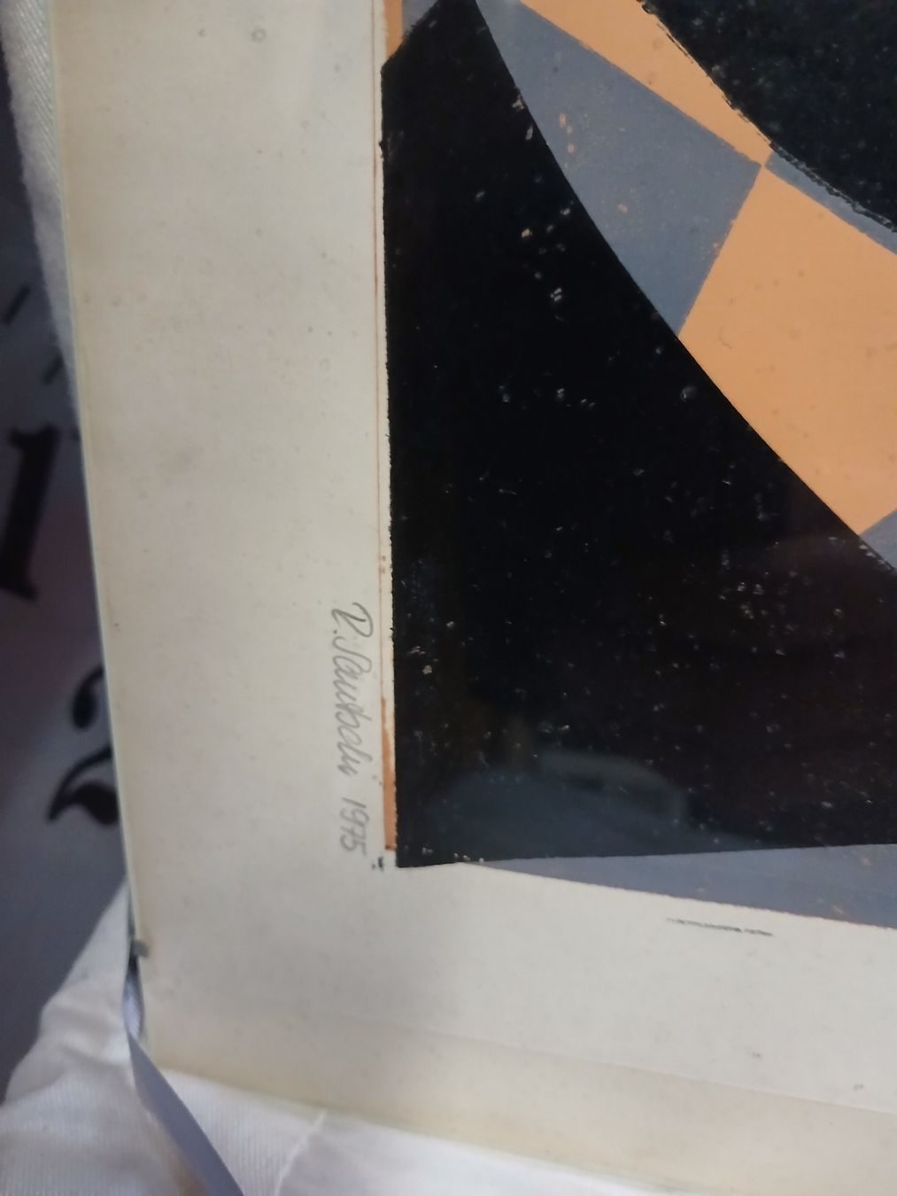 Dipinti: Abstraktes Bild R. Santschi 1975  – Usato da Belp venduto da Guadalupe84 1