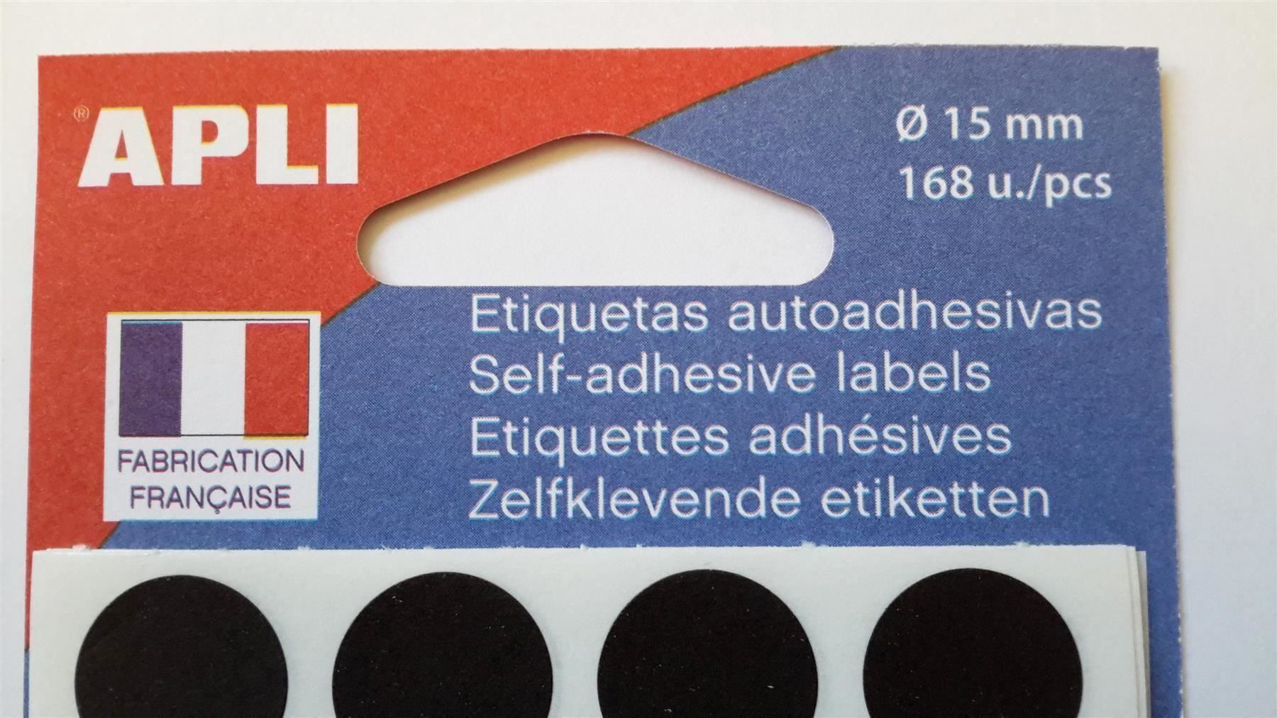 Sticker: Markierungspunkte, schwarz, 15mm, 168 St – Nuovo e nell'imballaggio originale da St. Gallen venduto da cointec 3