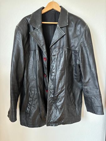 Vintage Lederjacke Grösse L