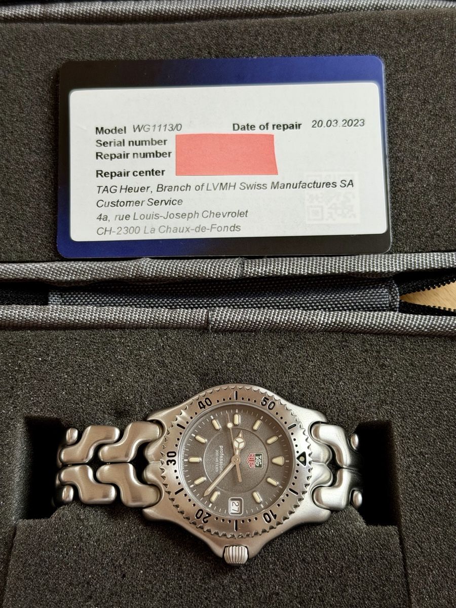 Tag Heuer Orologi: Tag Heuer S/EL Professional – Nuovo (secondo la descrizione) da Zürich venduto da akm_lw8t 3