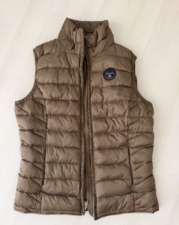 Gilet Napapijri matelassé marron NEUF! Taille: L