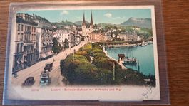 Carte postale ancienne de Lucerne, Suisse, vers 1910