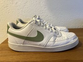 Nike Court Vision Low Sneaker Weiss Gruen Groesse 46