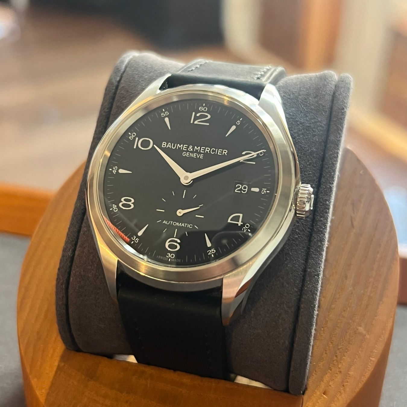 Baume & Mercier Orologi: Baume & Mercier Clifton Automatic Full Set M0A10053 – Usato da Carouge GE venduto da Watchaser 2