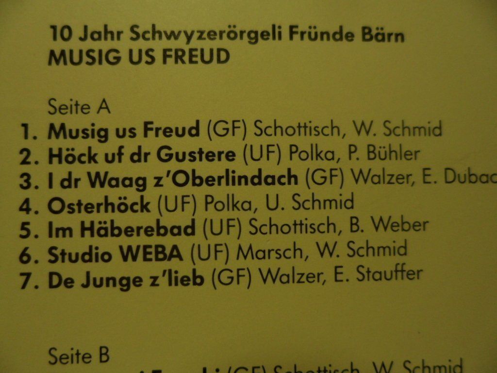 Musicassette: SCHWZERöRGELI  FRüNDE  BäRN  Musig us Fr – Usato da Langnau i. E. venduto da gf2_29jt 1