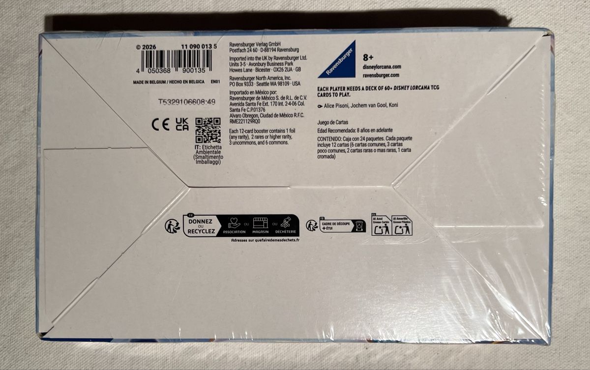 Disney Sammelbilder & Trading cards: Winterspell Booster Box Display EN Disney Lorcana Set 11 – Neu und originalverpackt aus Rafz von SaintCruz 2