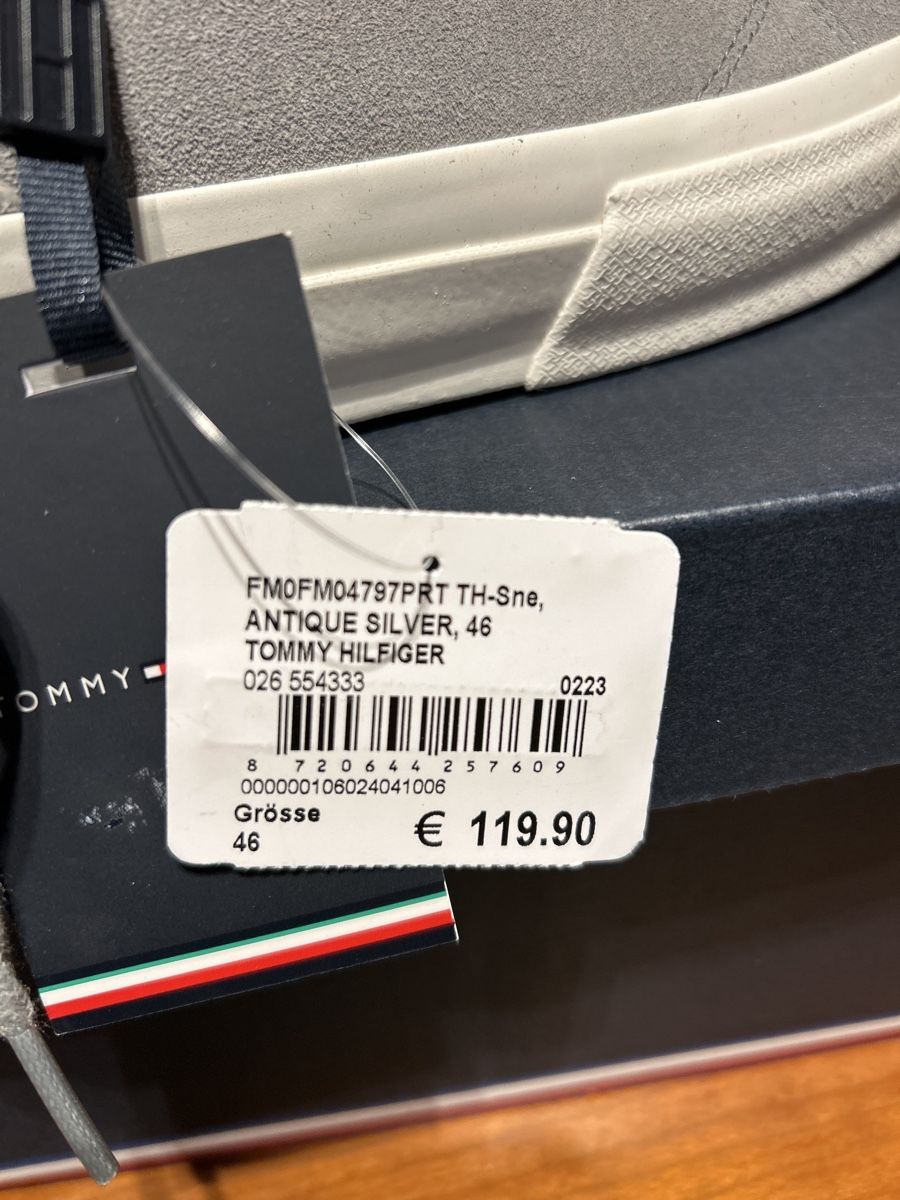 Tommy Hilfiger Scarpe da uomo: Tommy Hilfiger Leder Sneaker Gr. 46 – Nuovo e nell'imballaggio originale da Riehen venduto da mittwoch81 5