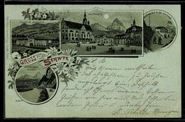 Mondschein-Lithographie Schwyz, Collegiu