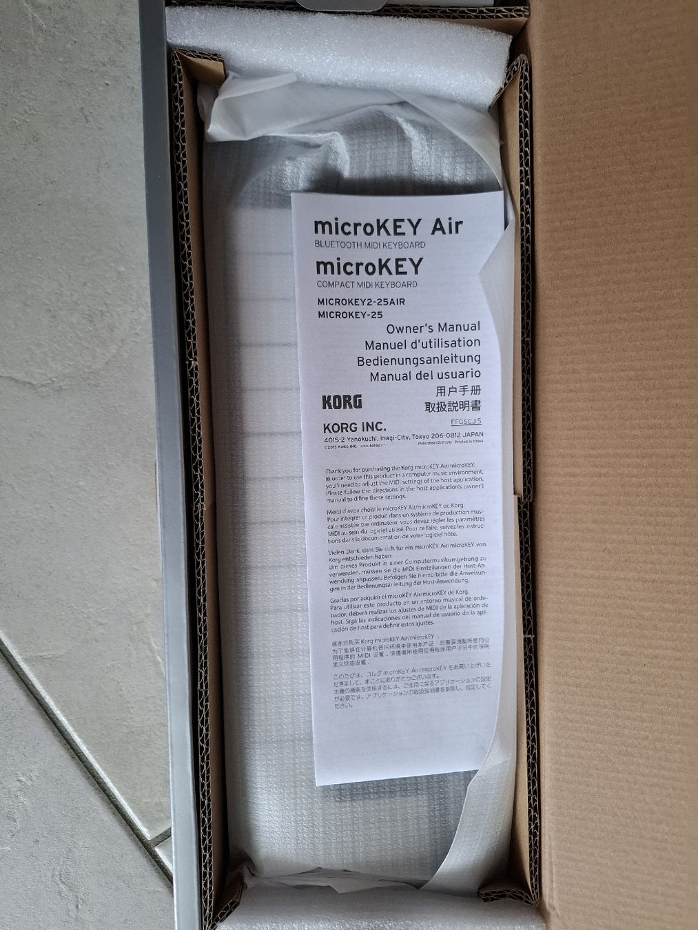 Korg Musikinstrumente: Korg microKEY Air 25 – Neu und originalverpackt aus Oberriet SG von AurelderGraf 1