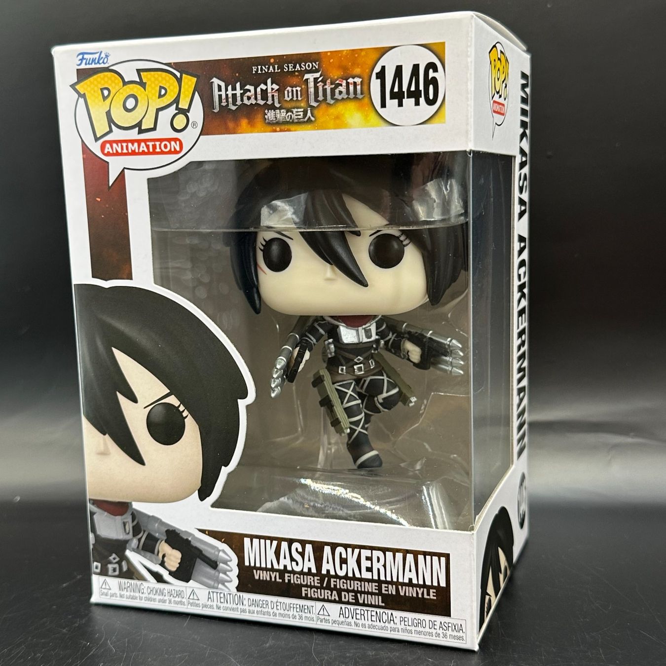 Funko Statuette: Funko Pop! Attack on Titan Mikasa Ackermann 1446 – Usato da Düdingen venduto da Nerdworld