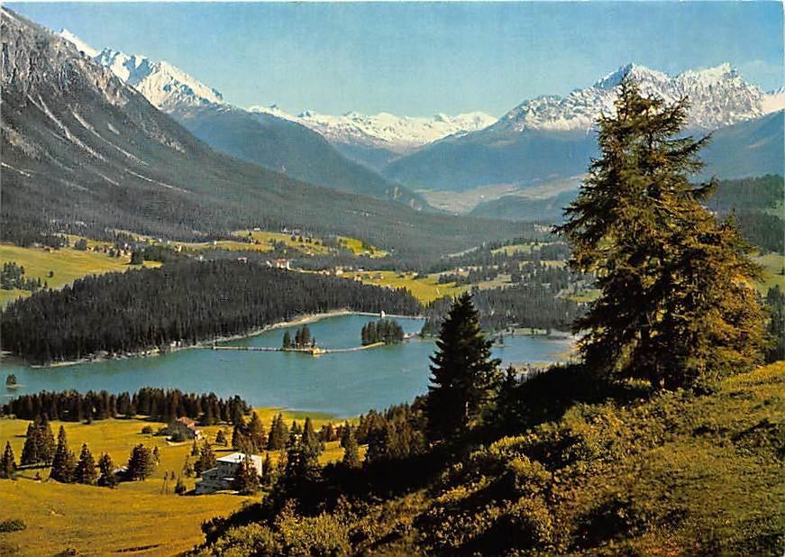 Ansichtskarten: GR - Lenzerheide Valbella, Heidsee – Gebraucht aus Ottikon b.Kemptth. von Neptun1974