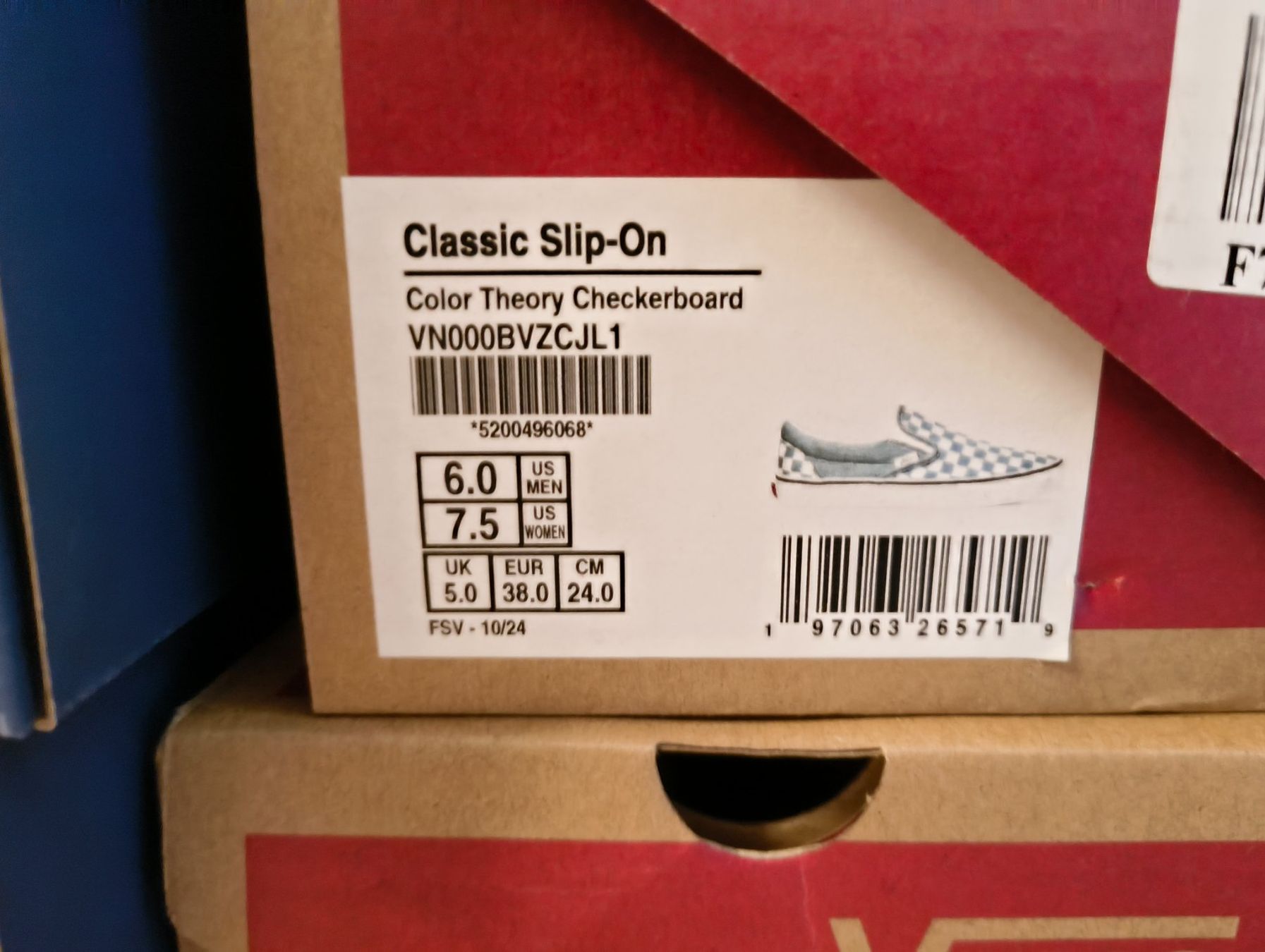 Vans Scarpe da uomo: Vans Slip-On, Gr. 38 – Nuovo e nell'imballaggio originale da Uitikon Waldegg venduto da PJLS1 4