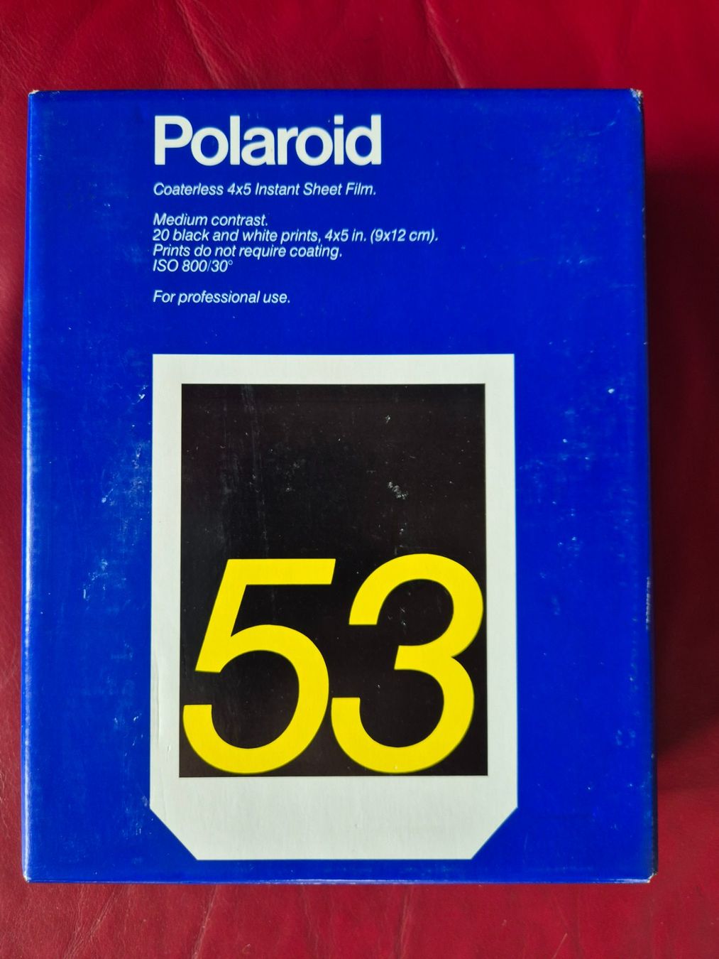 Polaroid Pellicole: 2 Polaroid 53 Professional Filme 4x5" – Nuovo (secondo la descrizione) da Bubikon venduto da Manarola