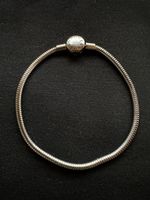 GNOCE Armband 19 cm Schlangenarmband Silberfarben