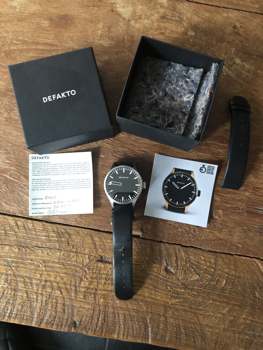 Orologi: Defakto Einheitswerk Automatic Watch, Black Dial – Usato da Liestal venduto da mau_z7lk