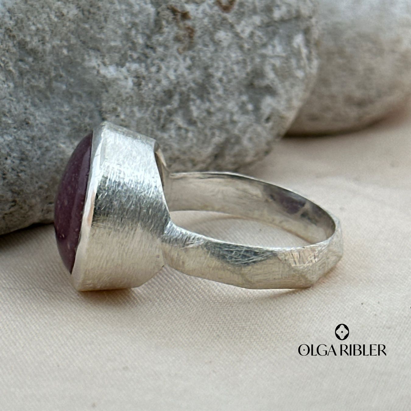 Olga Ribler Ringe: Sternrubin Ring Sterling Silber  Ringgrösse 56 – Neu (gemäss Beschreibung) aus Luzern von Schmuckoutlet 6