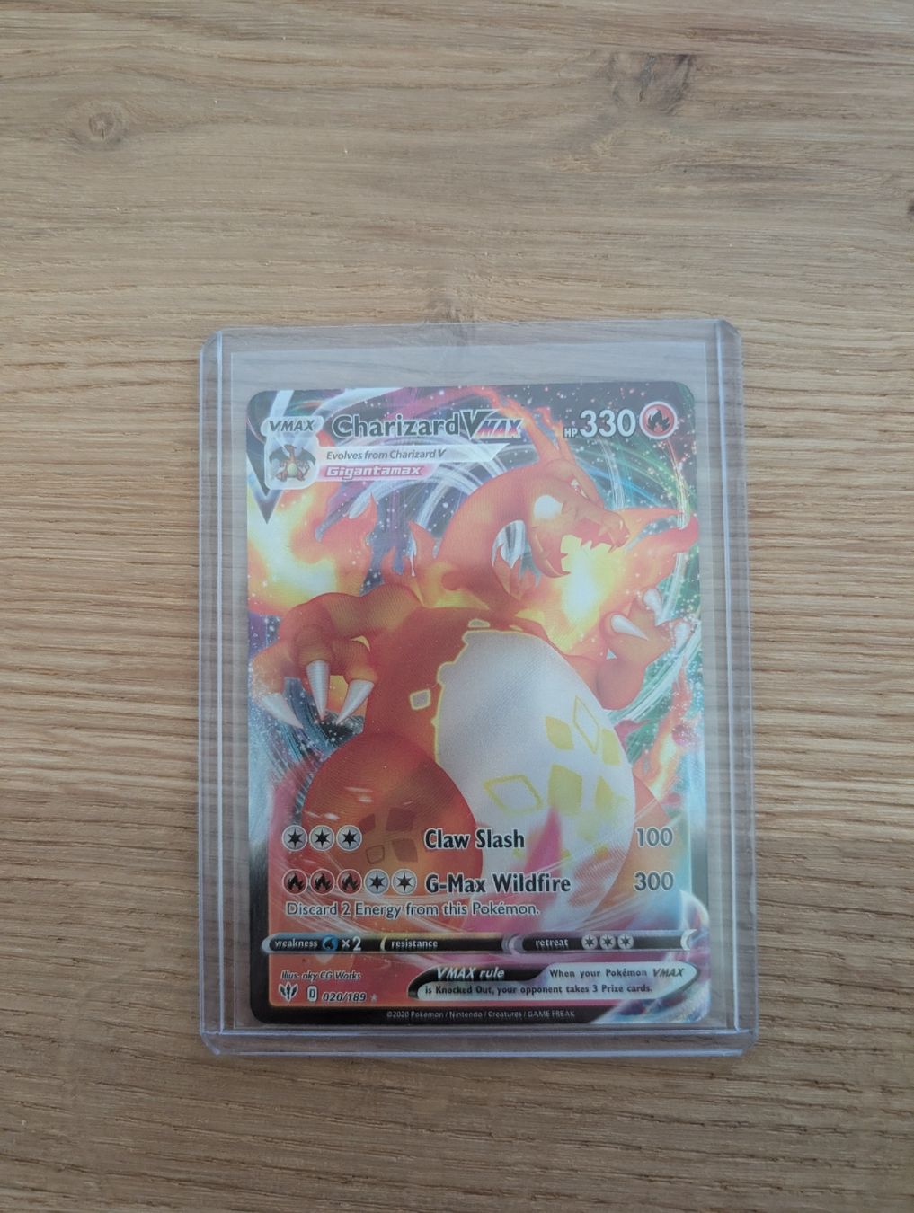 Pokémon Sammelbilder & Trading cards: Pokémon Charizard VMAX 020/189 Near Mint – Neu (gemäss Beschreibung) aus Brüttisellen von jujutsukaisen