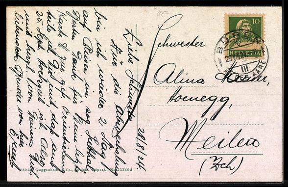 Cartoline postali: AK Büren a. A., Gesamtansicht – Usato da Berlin venduto da bartko-reher 1
