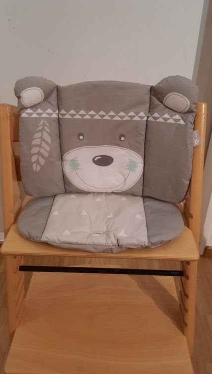 Stokke Tripp Trapp Sitzkissen Set - Rutschfeste Polsterung Mit Elefanten Design