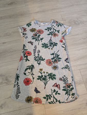 Kleid H&M Blumenmuster Grösse 134/140 neuwertig