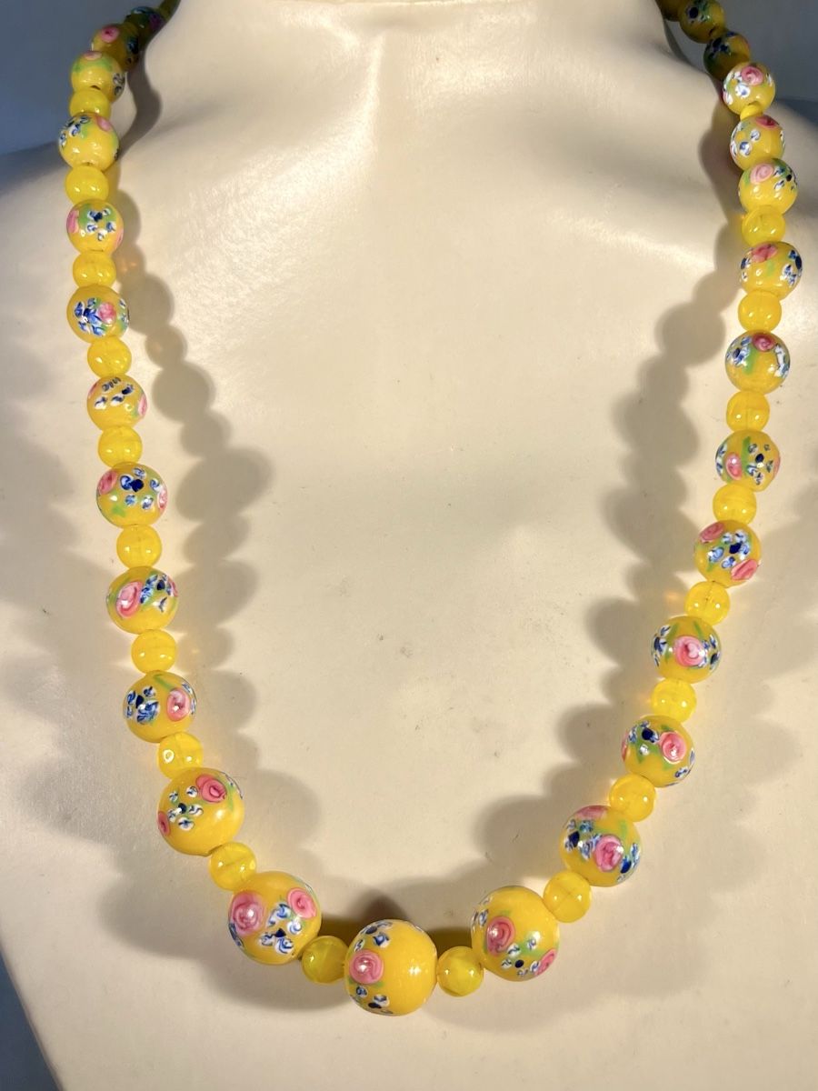 Murano Ketten: Collier Murano perles Wedding Cake Vintage 50s – Gebraucht aus Genève von DELIRBEADS 1