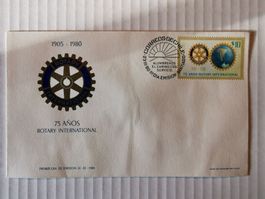 FDC Chile - Rotary Internacional 1980