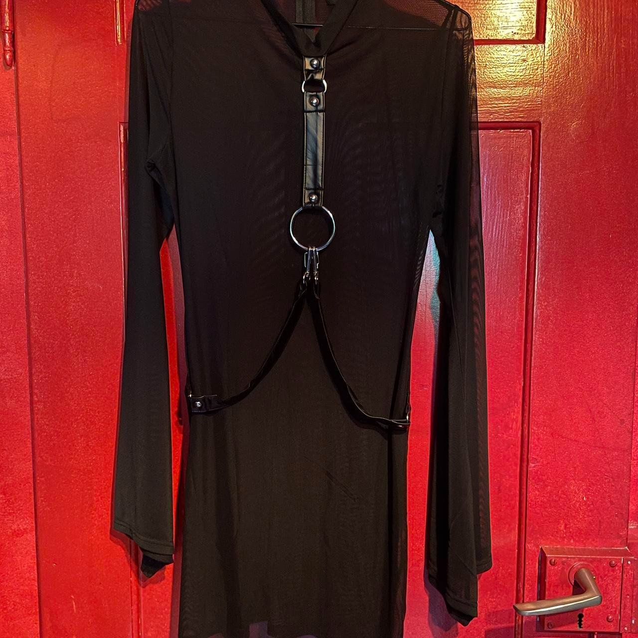 Killstar Vestiti: Killstar Sheer Bondage Long Sleeve Dress – Usato da Zürich venduto da Swiss_Rhapsody 3
