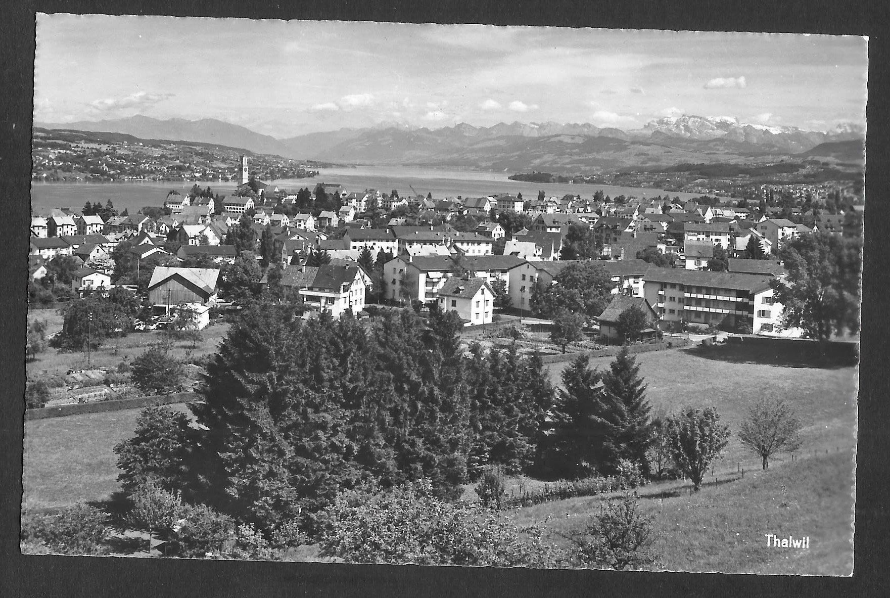 Cartoline postali: Thalwil Teilansicht – Usato da Olten venduto da clotaldi