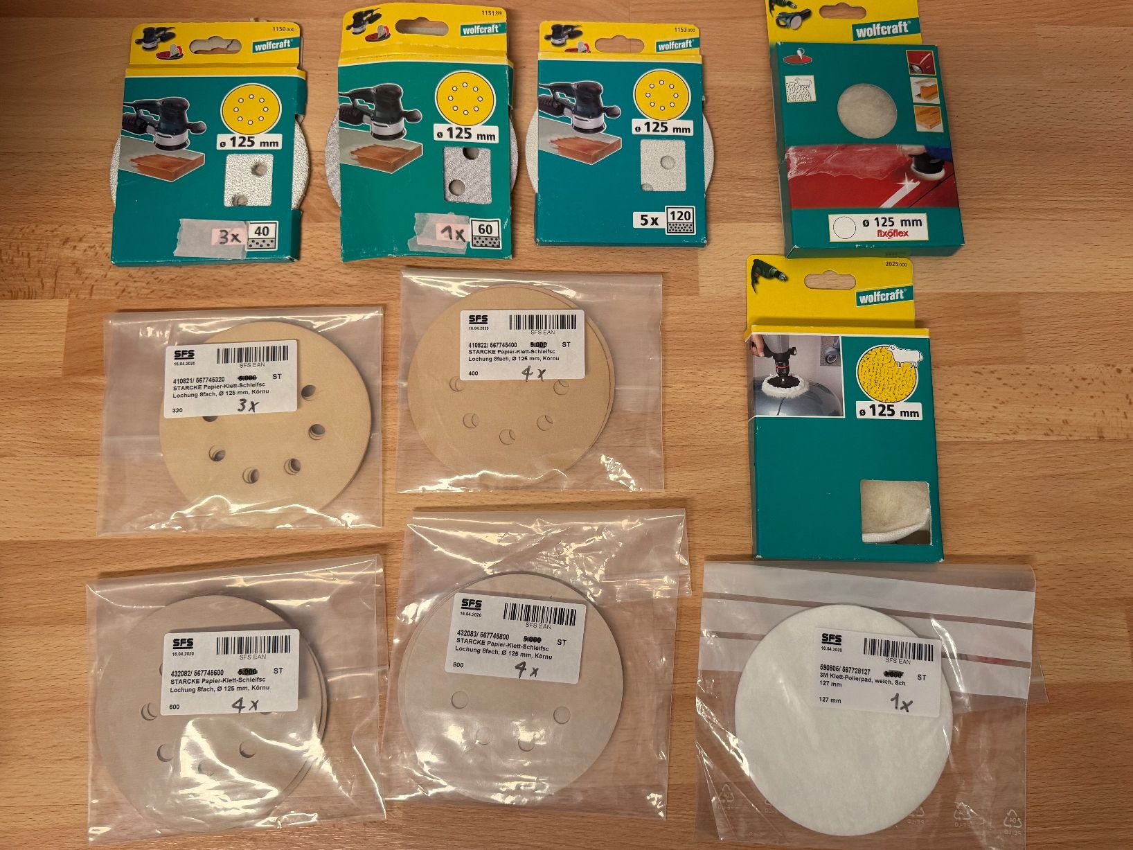 Bosch Smerigliatrici & Lucidatrici: Bosch GEX 18V-125 mit Viel Schleifpapier – Usato da Bubendorf venduto da glitchCat 2
