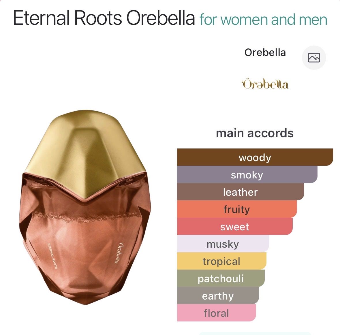 Profumi & Eau de Toilette: Orebella Eternal Roots Parfüm 10ml  – Usato da Zürich venduto da Thetimtam 4
