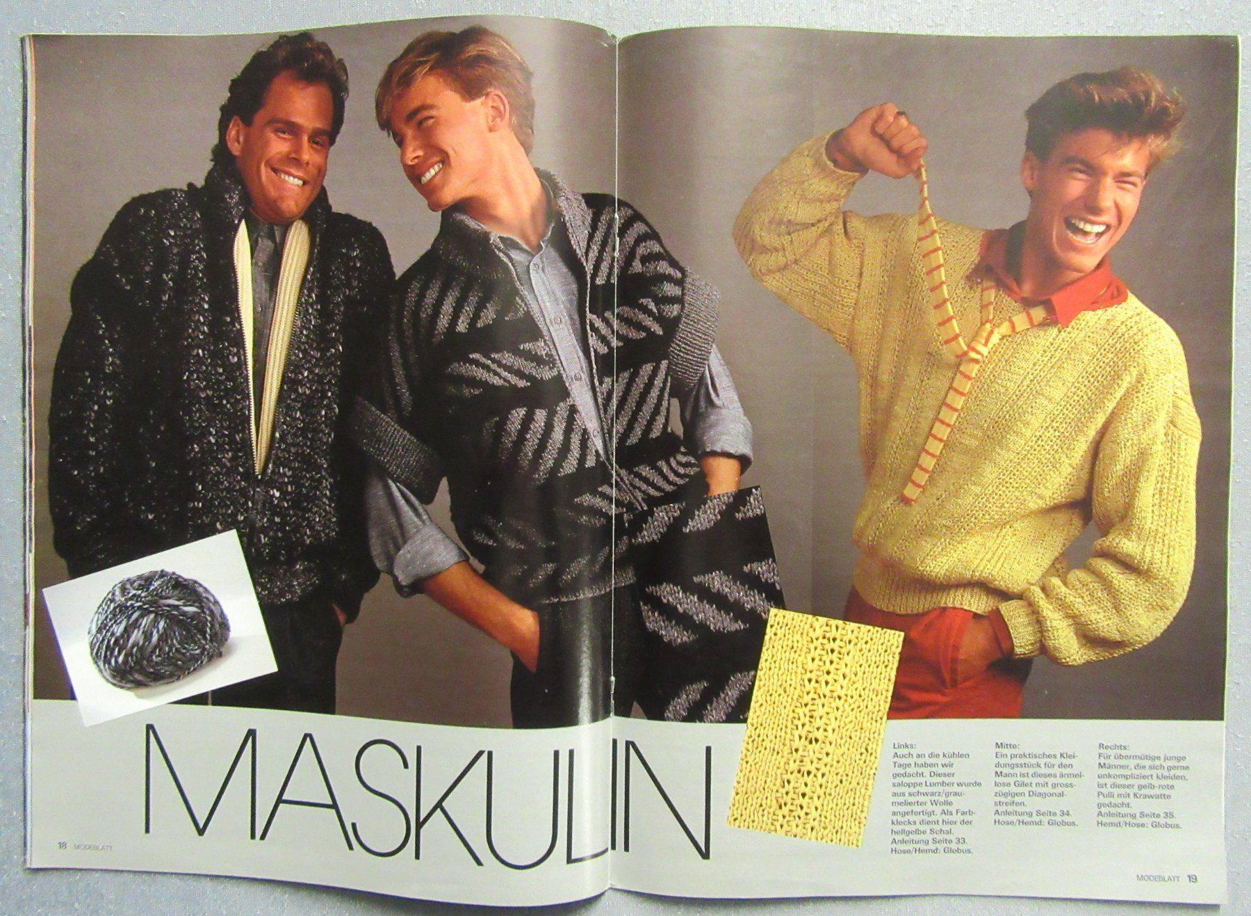 Riviste & Magazine: Modisches Stricken - modeblatt Sonderheft Nr. 159 – Usato da Auenstein venduto da Padabimbim 4