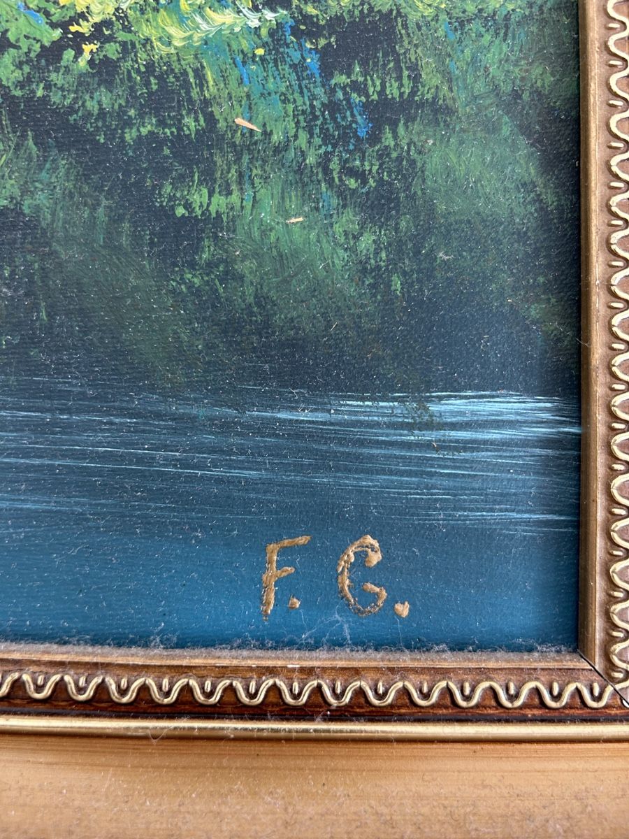Dipinti: A landscape painting – Usato da Genève venduto da Noemie.wrmsi 5