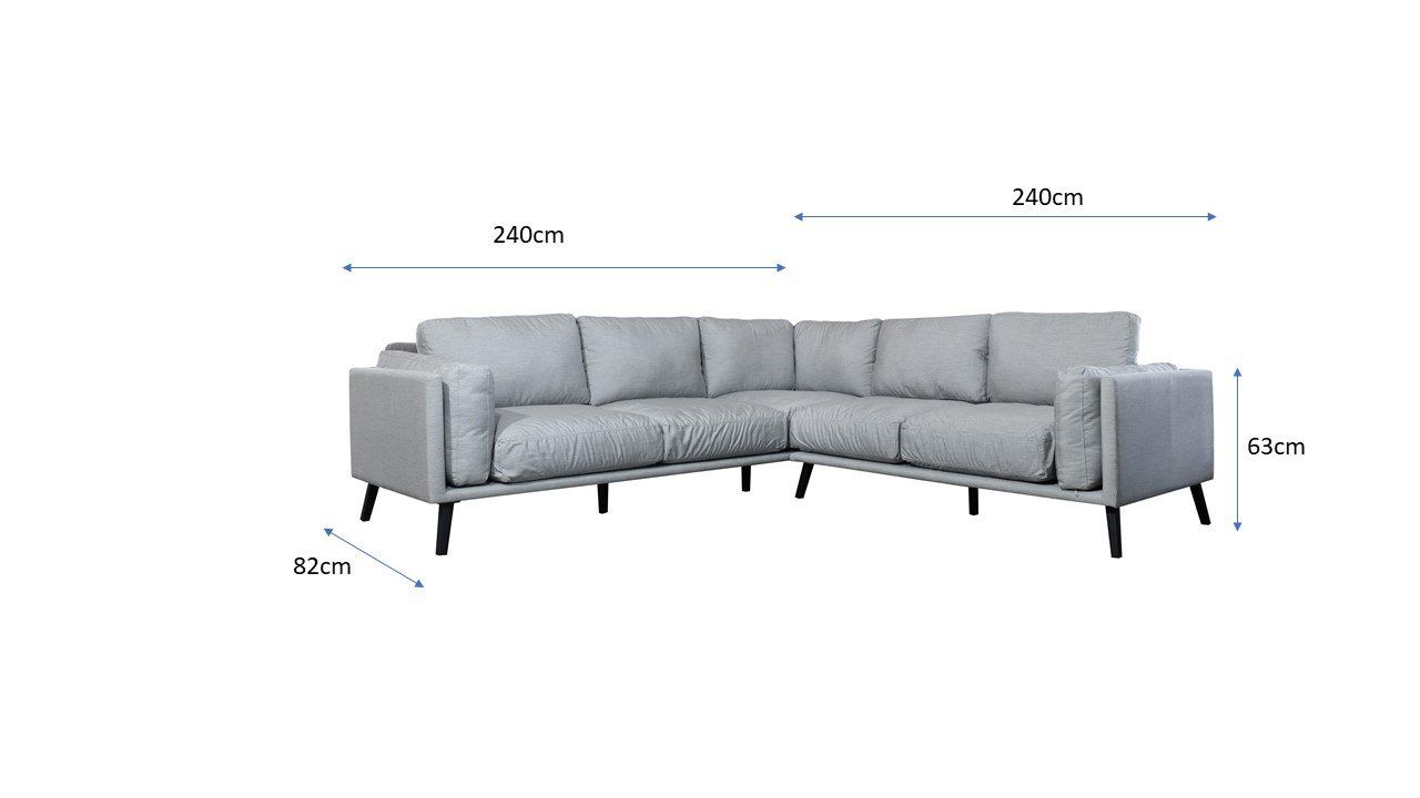 Divani: Easy Lounge Ausstellungsmodel Sunbrella hellgrau – Nuovo (secondo la descrizione) da Fehraltorf venduto da gartenlounge_ch 3