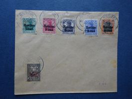 1919 Deutsches Rech Satzbrief sauber gestempelt