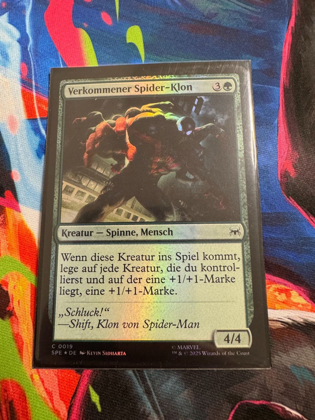 Magic The Gathering Carte collezionabili: Verkommener Spider-Klon - Foil - Marvel's Spider-Man - Magic – Nuovo (secondo la descrizione) da Bülach venduto da Pfrenzel