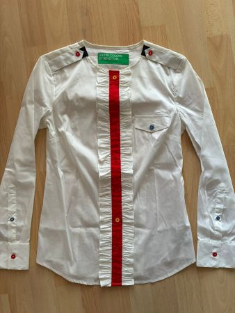 BENETTON DAMEN BLUSE Gr. XS