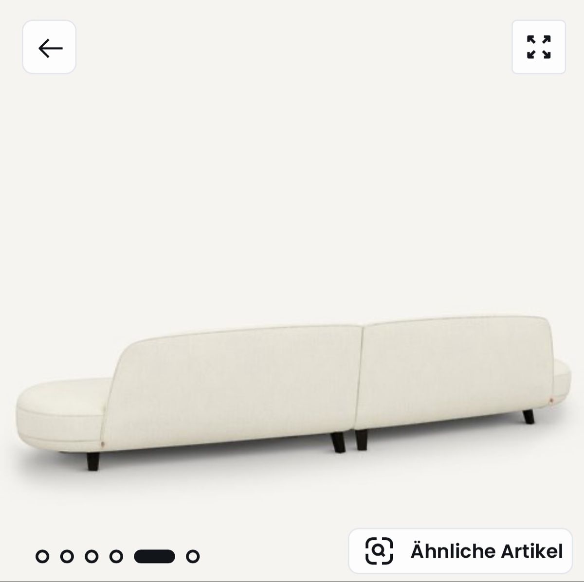 Divani: 6-Sitzer-Sofa Rosebury, Chambray-Leinen, Design by E. Galli – Usato da Zürich venduto da joal2 7