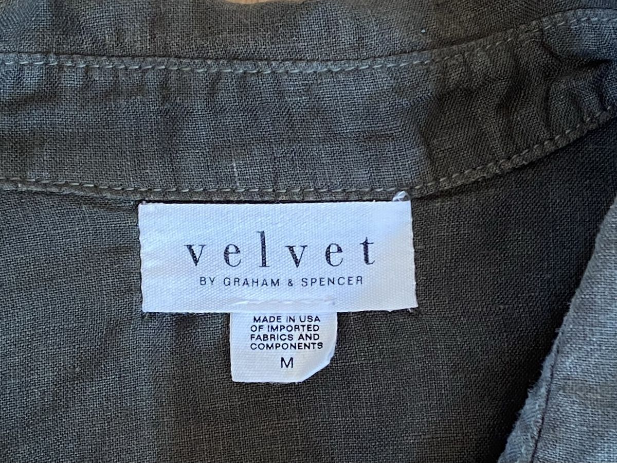 Camicette: Velvet Graham Spencer Bluse Olive Gr. M – Usato da Buochs venduto da H16 3