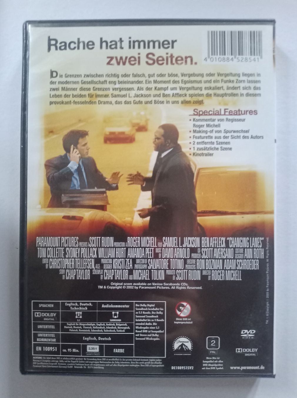Tutti i DVDs: DVD Spurwechsel mit Samuel L. Jackson & Ben Affleck – Usato da Tann venduto da Veebee6 1