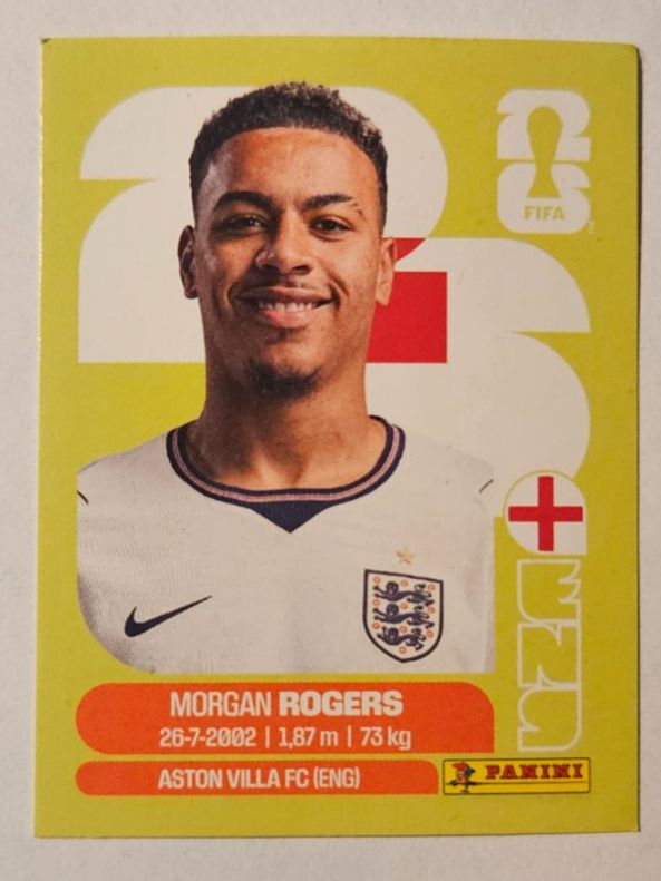 Panini Carte collezionabili: Panini 2026 Morgan Rogers ENG 14 – Nuovo (secondo la descrizione) da Malans GR venduto da Ovi83