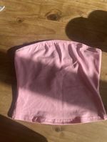 Rosa Trägerfreies Top