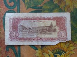 LAOS  50  Kip  Billet